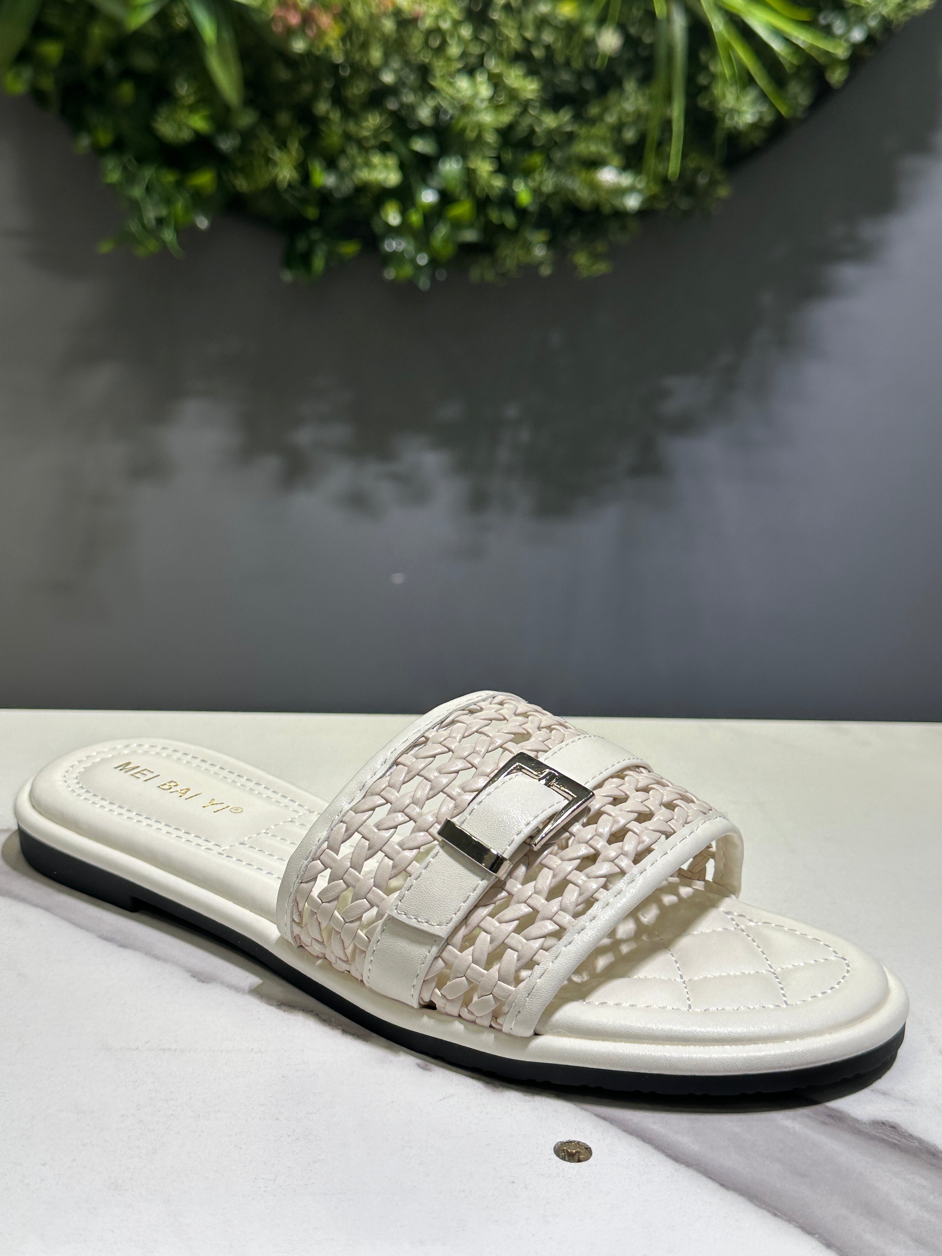 ZAZA Clara Woven Flat Sandals