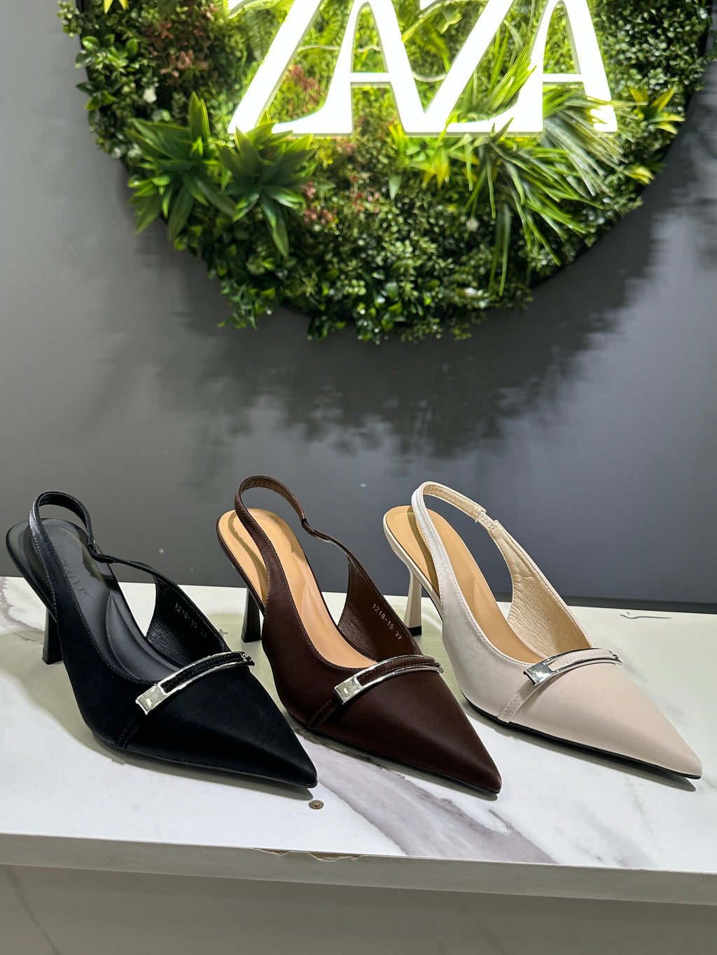 ZAZA Emilia Slingback Heels