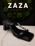 ZAZA Bianca Square Toe Heel Sandal
